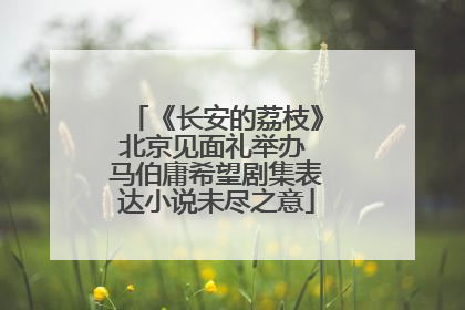 《长安的荔枝》北京见面礼举办 马伯庸希望剧集表达小说未尽之意