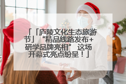 「庐陵文化生态旅游节」“精品线路发布+研学品牌亮相” 这场开幕式亮点纷呈！