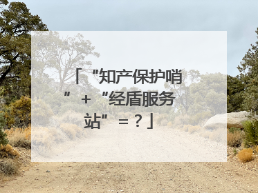 “知产保护哨”+“经盾服务站”=？