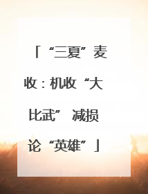 “三夏”麦收：机收“大比武” 减损论“英雄”