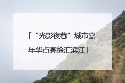 “光影夜巷”城市嘉年华点亮徐汇滨江