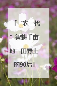 “农二代”智耕千亩地｜田野上的90后