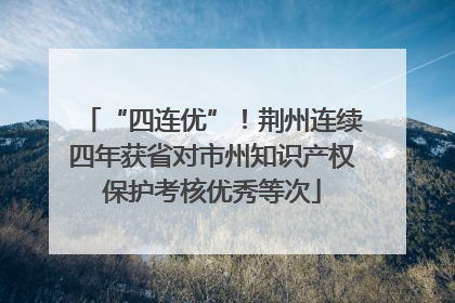“四连优”！荆州连续四年获省对市州知识产权保护考核优秀等次