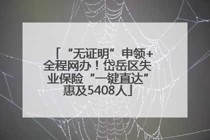“无证明”申领+全程网办！岱岳区失业保险“一键直达”惠及5408人