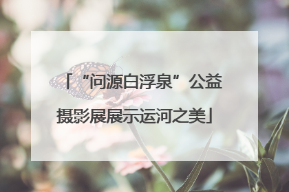 “问源白浮泉”公益摄影展展示运河之美