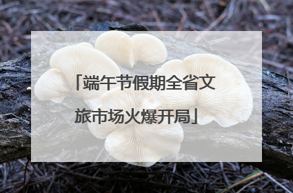端午节假期全省文旅市场火爆开局
