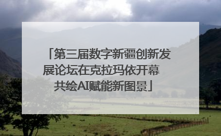 第三届数字新疆创新发展论坛在克拉玛依开幕 共绘AI赋能新图景