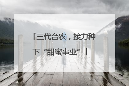 三代台农，接力种下“甜蜜事业”