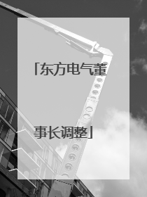 东方电气董事长调整
