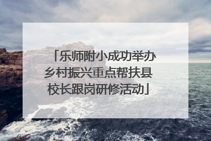 乐师附小成功举办乡村振兴重点帮扶县校长跟岗研修活动