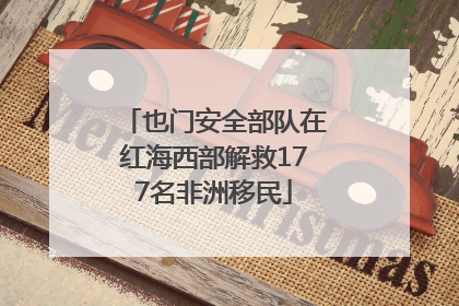 也门安全部队在红海西部解救177名非洲移民
