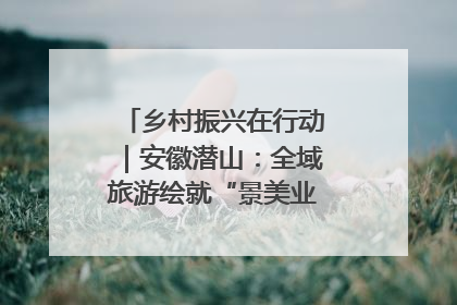 乡村振兴在行动｜安徽潜山：全域旅游绘就“景美业兴民富”新画卷