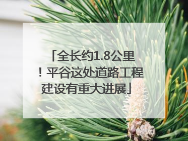 全长约1.8公里！平谷这处道路工程建设有重大进展