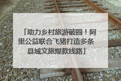 助力乡村旅游破圈！阿里公益联合飞猪打造多条县域文旅爆款线路