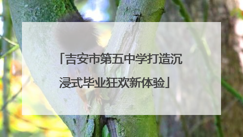 吉安市第五中学打造沉浸式毕业狂欢新体验