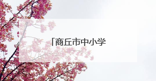 商丘市中小学暑假时间定了