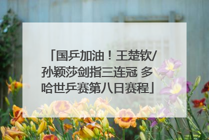 国乒加油！王楚钦/孙颖莎剑指三连冠 多哈世乒赛第八日赛程