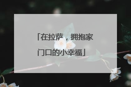 在拉萨，拥抱家门口的小幸福