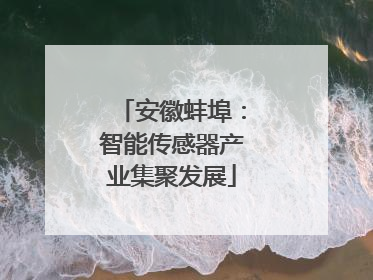 安徽蚌埠：智能传感器产业集聚发展