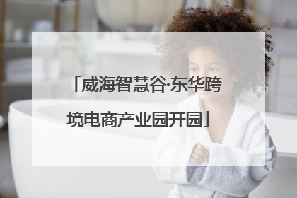 威海智慧谷·东华跨境电商产业园开园
