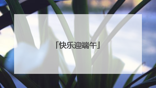 快乐迎端午