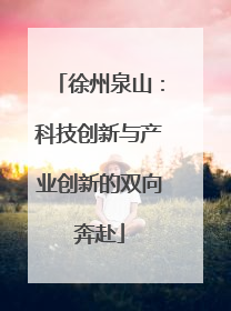 徐州泉山：科技创新与产业创新的双向奔赴