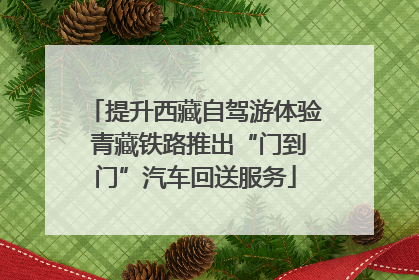 提升西藏自驾游体验 青藏铁路推出“门到门”汽车回送服务