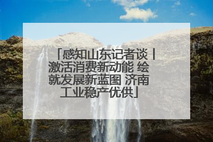 感知山东记者谈丨激活消费新动能 绘就发展新蓝图 济南工业稳产优供