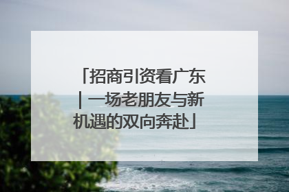 招商引资看广东｜一场老朋友与新机遇的双向奔赴