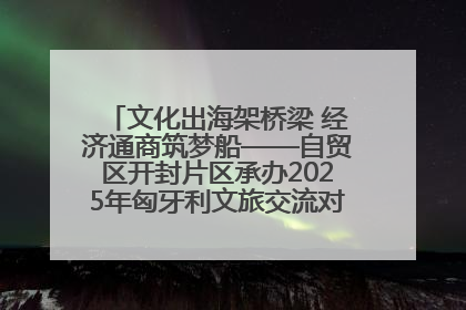 文化出海架桥梁 经济通商筑梦船——自贸区开封片区承办2025年匈牙利文旅交流对接活动专场