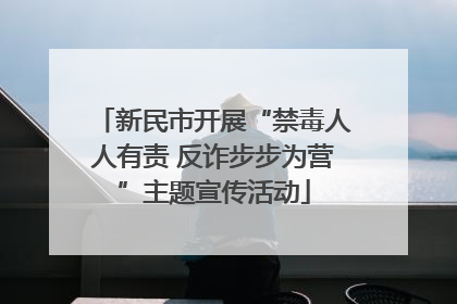 新民市开展“禁毒人人有责 反诈步步为营”主题宣传活动
