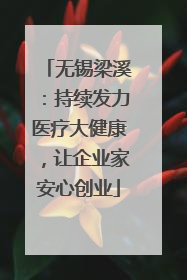 无锡梁溪：持续发力医疗大健康，让企业家安心创业