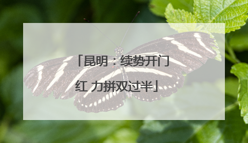 昆明：续势开门红 力拼双过半