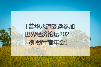 普华永道受邀参加世界经济论坛2025新领军者年会