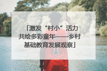 激发“村小”活力 共绘多彩童年——乡村基础教育发展观察