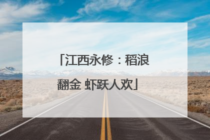 江西永修：稻浪翻金 虾跃人欢