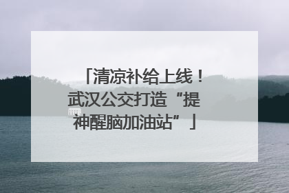 清凉补给上线！武汉公交打造“提神醒脑加油站”