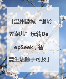 温州鹿城“银龄弄潮儿”玩转DeepSeek，智慧生活触手可及