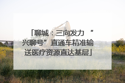 聊城：三向发力 “兴聊号”直通车精准输送医疗资源直达基层