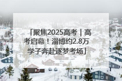 聚焦2025高考｜高考启幕！淄博约2.8万学子奔赴逐梦考场