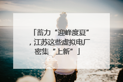 蓄力“迎峰度夏”，江苏这些虚拟电厂密集“上新”
