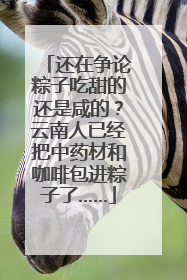 还在争论粽子吃甜的还是咸的？云南人已经把中药材和咖啡包进粽子了……