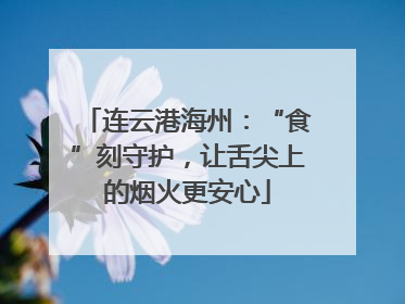 连云港海州：“食”刻守护，让舌尖上的烟火更安心