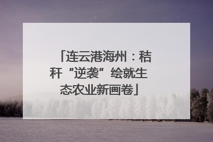 连云港海州：秸秆“逆袭”绘就生态农业新画卷