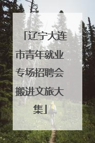 辽宁大连市青年就业专场招聘会搬进文旅大集