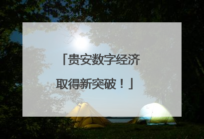 贵安数字经济取得新突破！