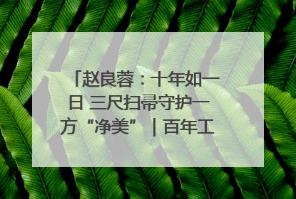 赵良蓉：十年如一日 三尺扫帚守护一方“净美”｜百年工运·劳模说