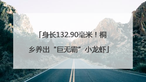 身长132.90毫米！桐乡养出“巨无霸”小龙虾
