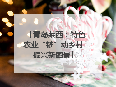 青岛莱西：特色农业“链”动乡村振兴新图景