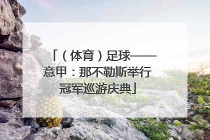 （体育）足球——意甲：那不勒斯举行冠军巡游庆典